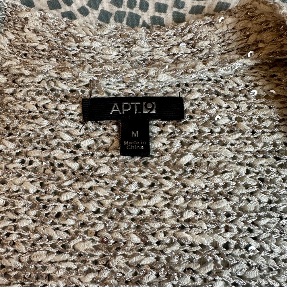 Apt. 9 | Sparkly Gray Cardigan Sweater - Picture 10 of 12